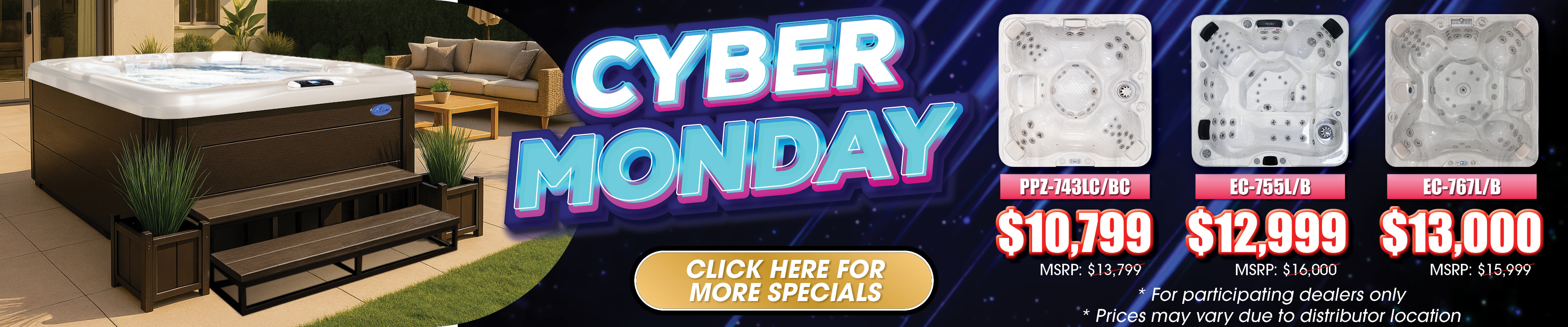 Calspas hot tub being used in a family setting - Vacaville