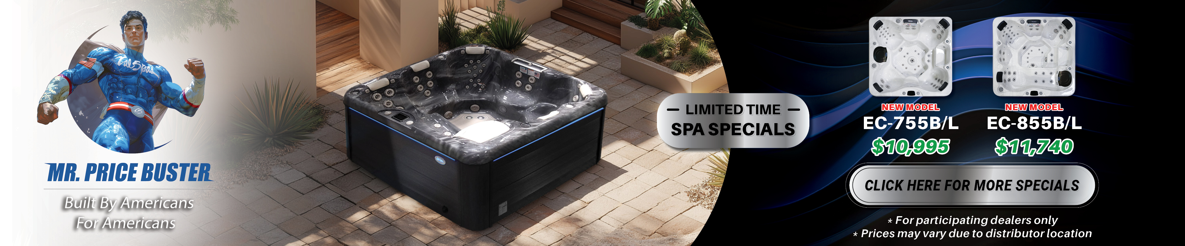Calspas hot tub being used in a family setting - Vacaville